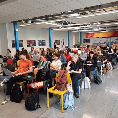 Séance plénière au séminaire de Turin, Février 2024 © L. Gargari / PnM