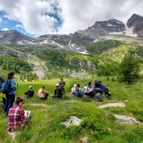 Visite enrichissante entre parcs alpins © M. Malvezin / PnM