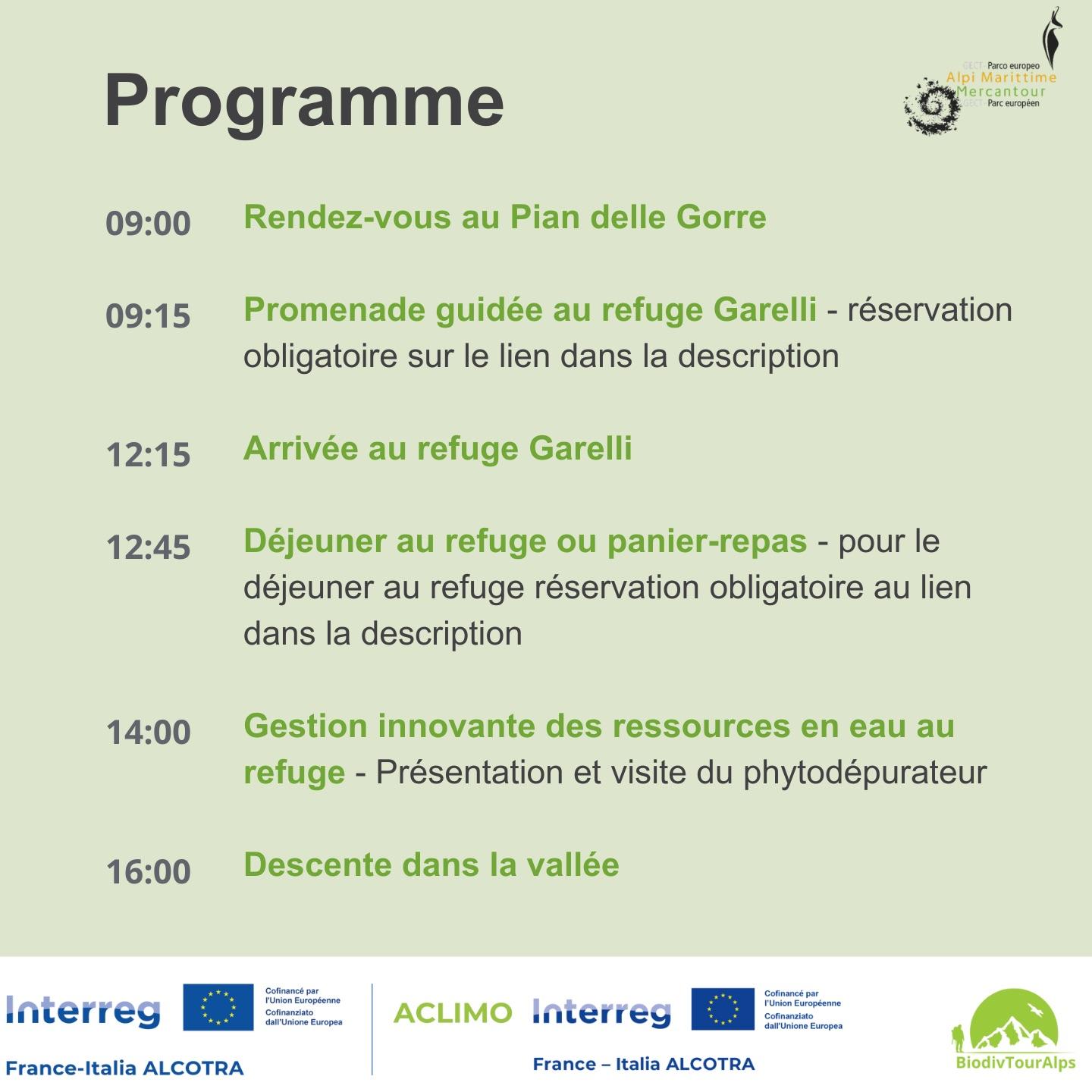 Programme journée