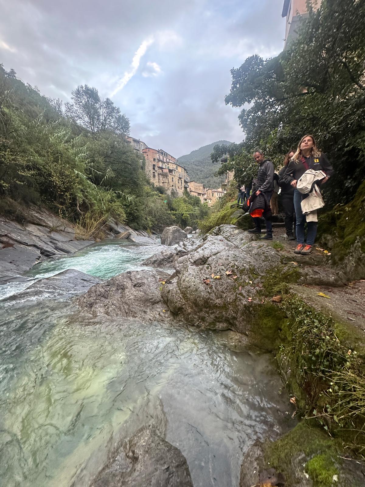 Rencontre à Rocchetta Nervina pour le projet BiodivTourAlps ! © G. Bernardi / APAM et Parco Alpi Liguri