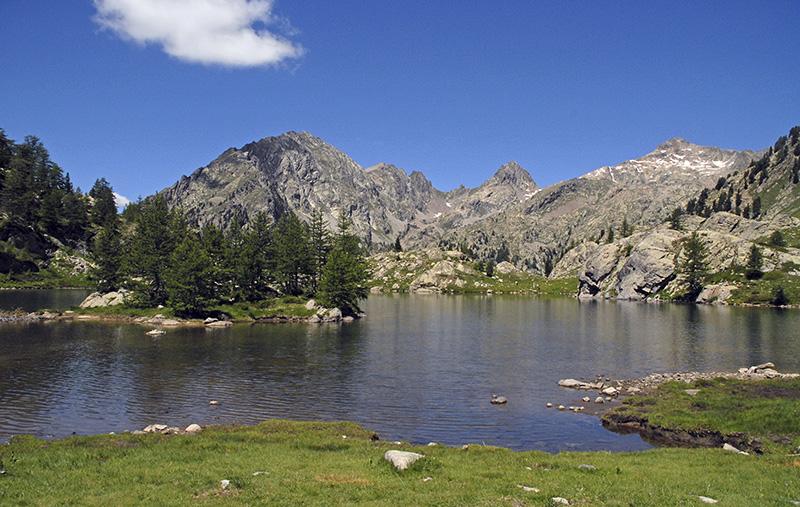 Le lac de Trécoulpas ou Trécolpas en été (2150 m)