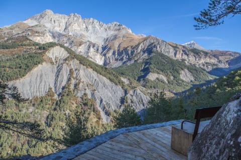 Réserve Intégrale de Roche Grande - vue depuis le belvédère du Serre