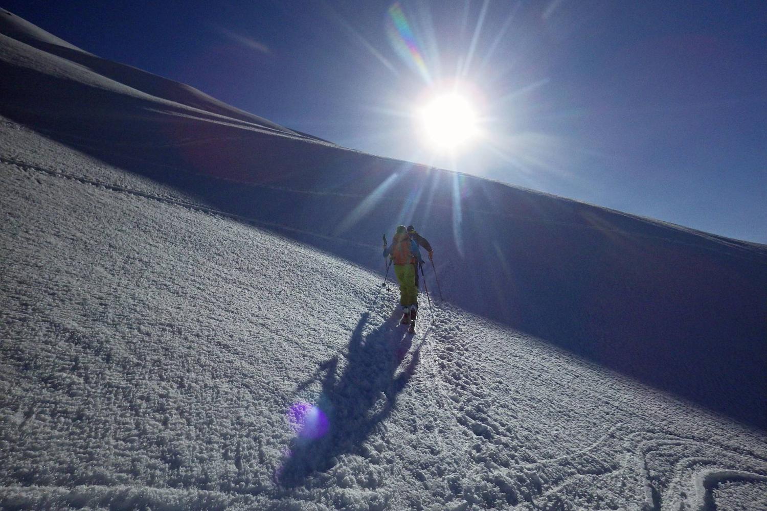 Ski de randonnée. © F. Breton / PnM