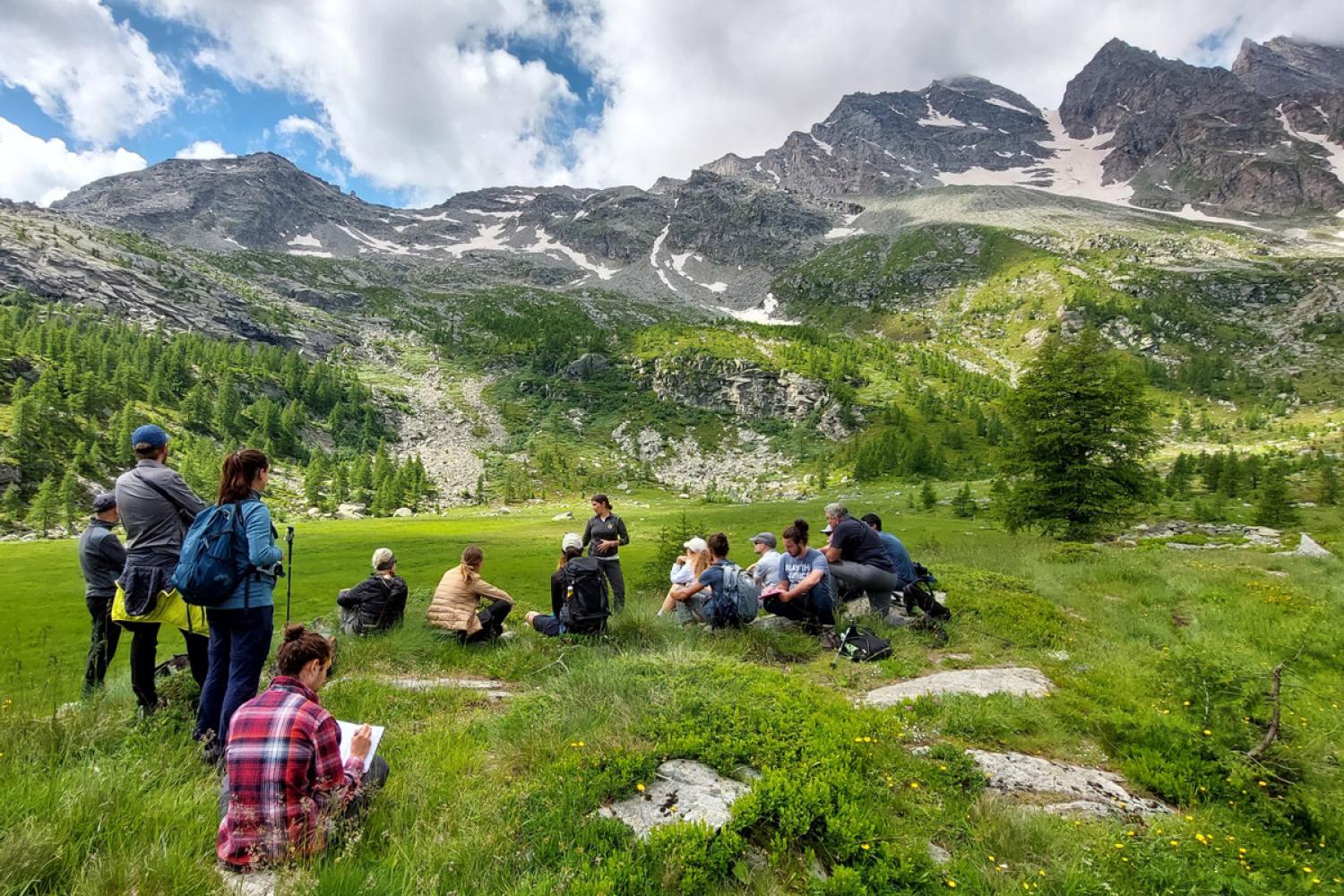 Visite enrichissante entre parcs alpins © M. Malvezin / PnM