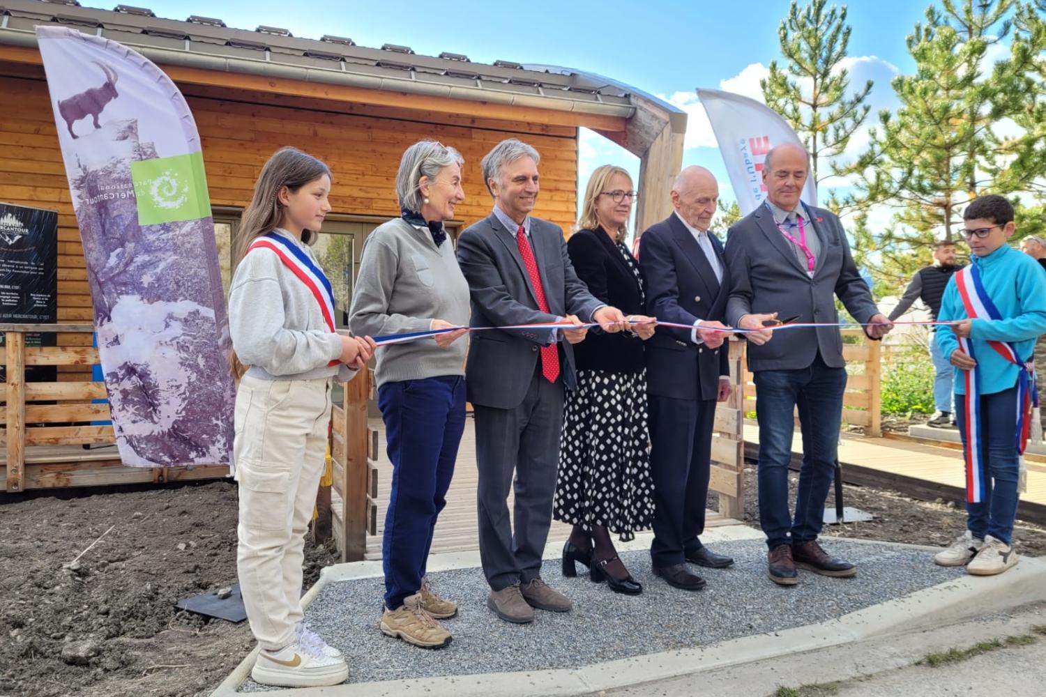 Inauguration de l'observatoire à Barcelonnette © M. Barrel / PnM